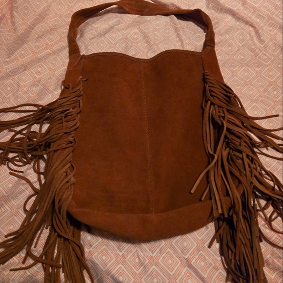 margot Handbags - NWOT~Margot Luxe 100% genuine Suede Shoulder Bag~NEW